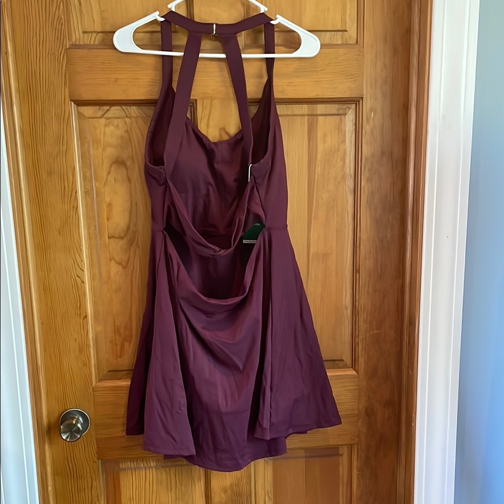 HALARA Fig Backless Twist Easy Peezy Mini Dress - Picture 2 of 7